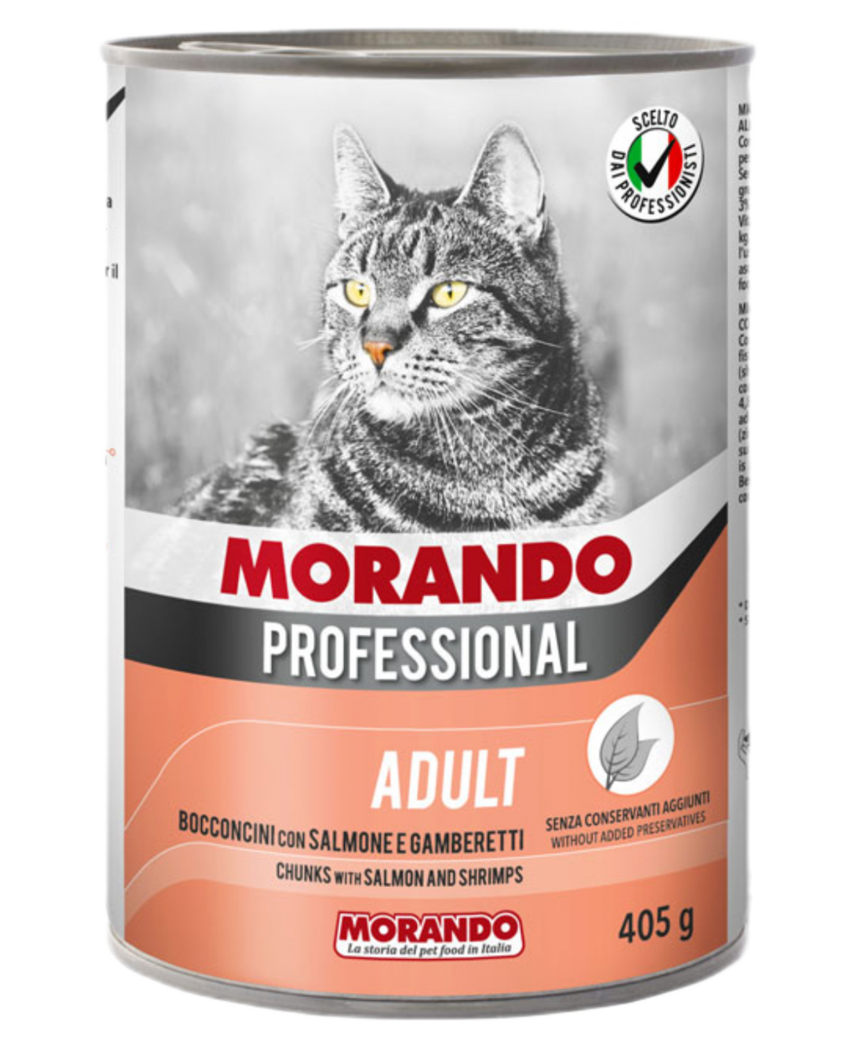 Morando Somon & Karidesli Chunks Kedi Konserve 405gr 24'lü