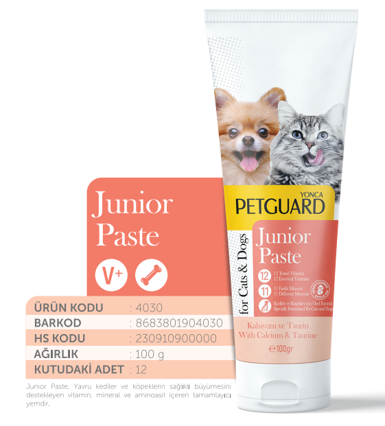 PETGUARD JUNİOR KEDİ KÖPEK PASTE
