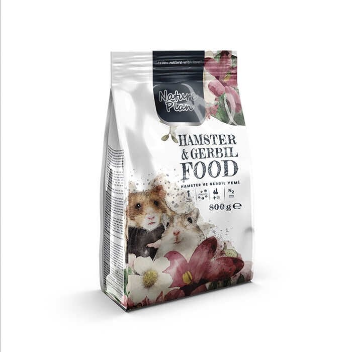 NATURE PLAN HAMSTER YEMİ 800 GR 12'Lİ