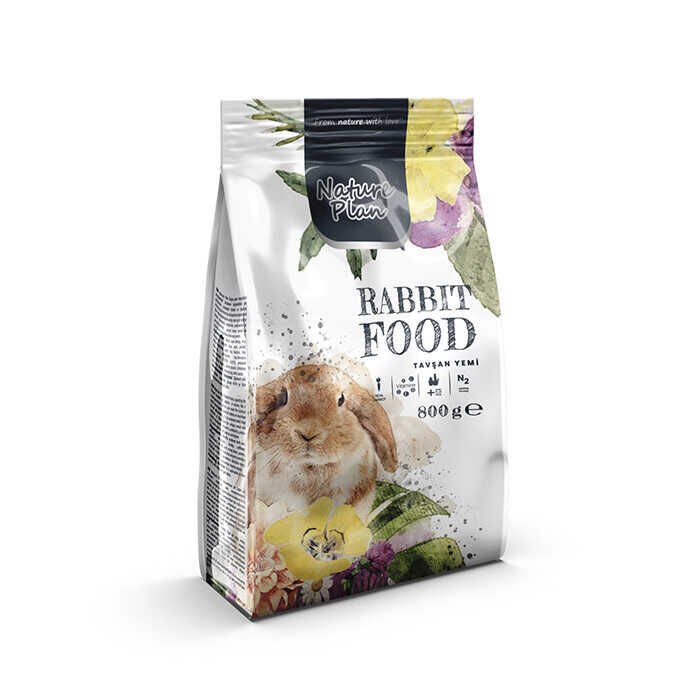 NATURE PLAN TAVŞAN YEMİ 800 GR 12'Lİ