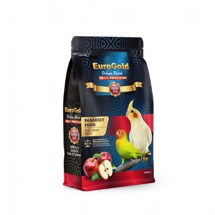 EuroGold Deluxe Paraket Yemi Elmalı 1000 Gr 6 LI