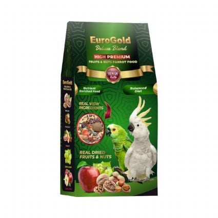 EuroGold Deluxe Papağan Fruits&Nuts 650 Gr. 6'Lİ
