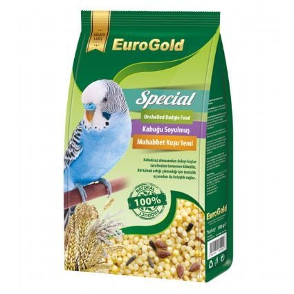 EuroGold Special Kabuksuz Muhabbet Kuşu Yemi 500gr 12'Lİ