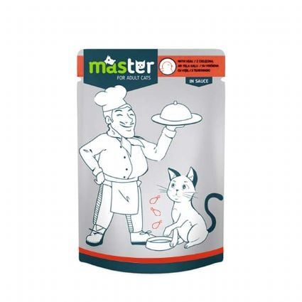 Master Kümes Hayvanlı Pouch Kedi Maması Jöle 80Gr.