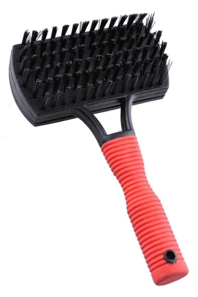 Evcil Hayvan Tüy ve Bakım Fırçası Plastik Saplı