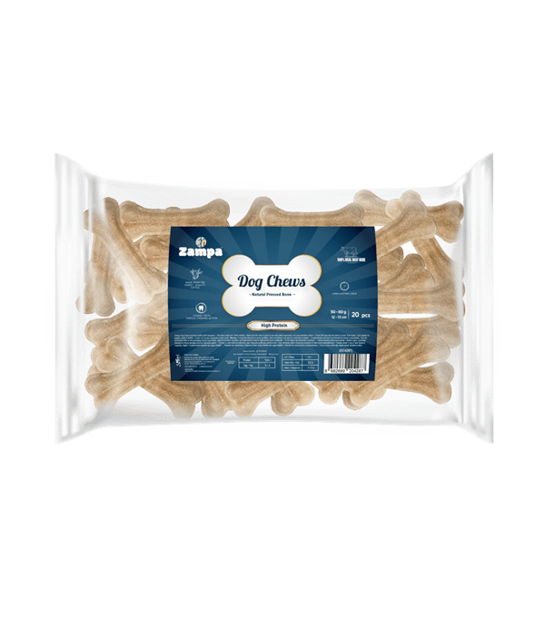 Zampa Natürel Press Kemik Köpek Ödülü 20 li 50-60g