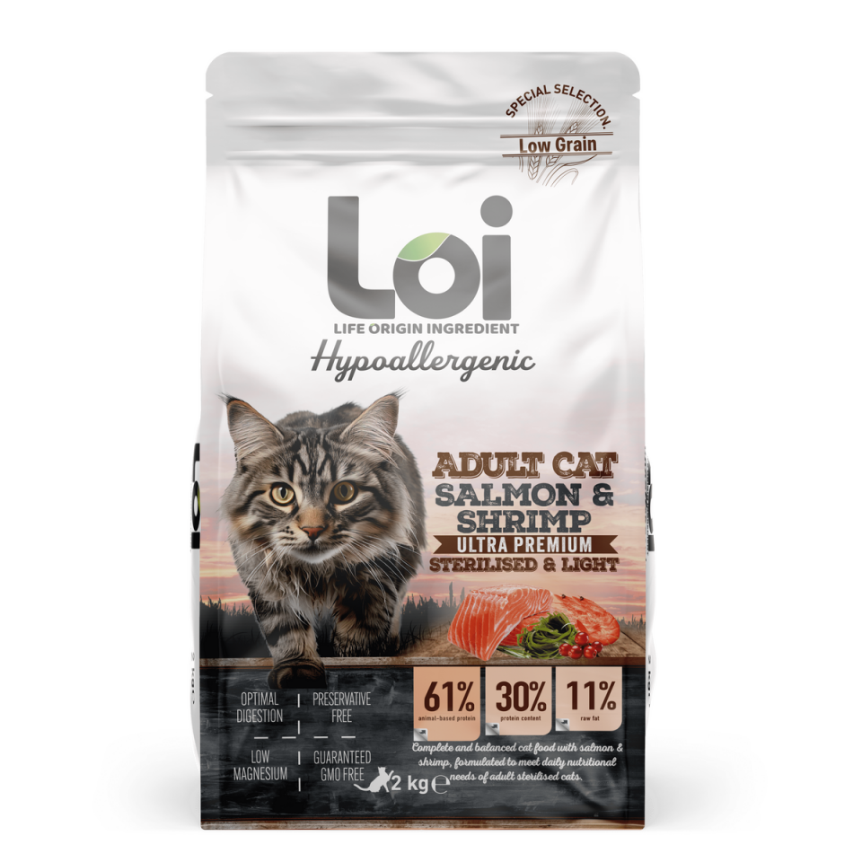 LOI STERİL SOMON VE KARİDES 2 KG