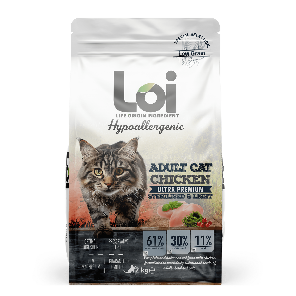 LOI STERİL TAVUKLU 2 KG