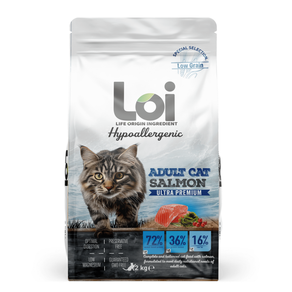 LOI KEDİ SOMONLU 2 KG