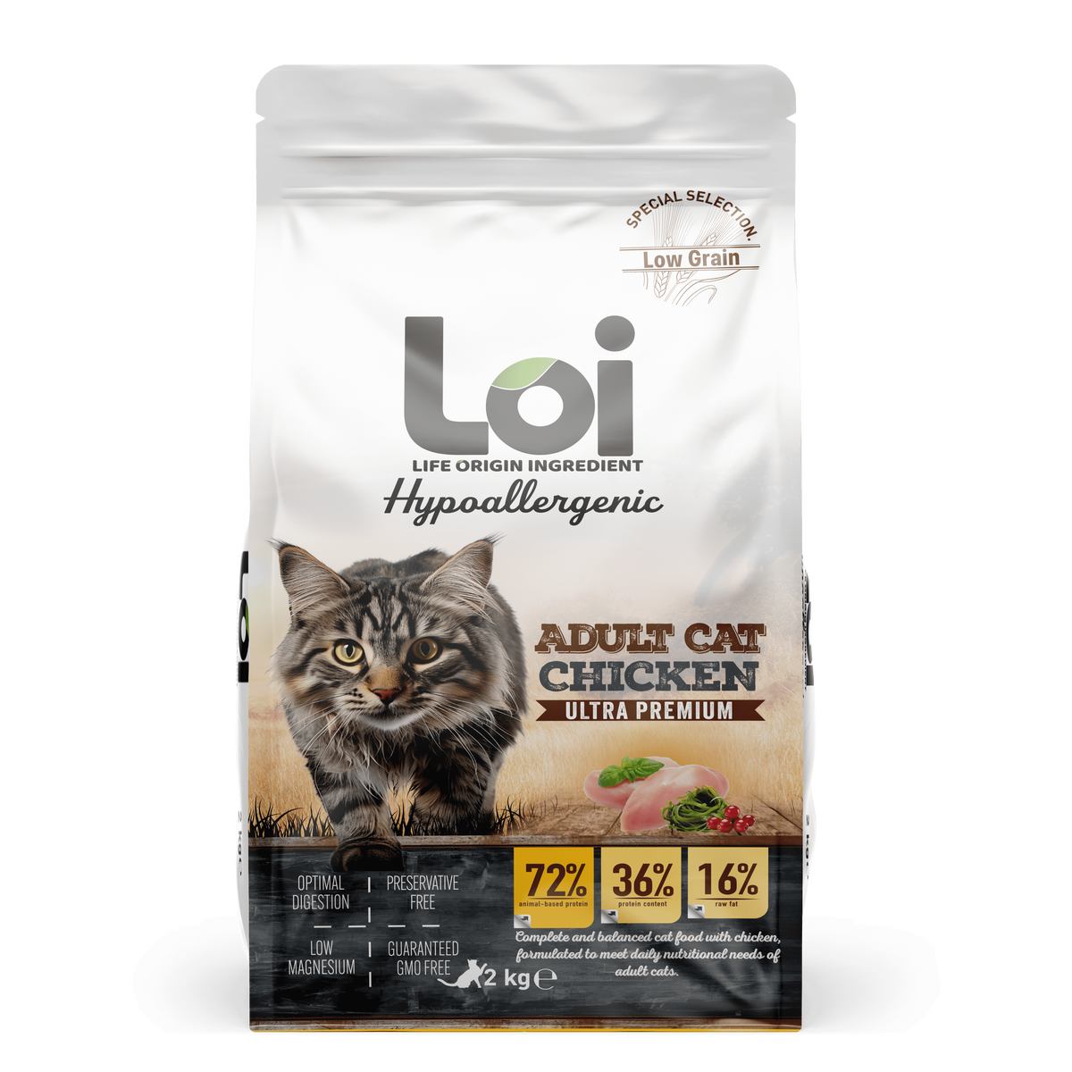 LOI KEDİ TAVUKLU 2 KG