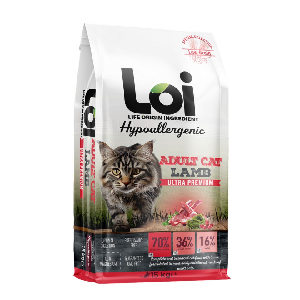 LOI KEDİ KUZULU 15 KG