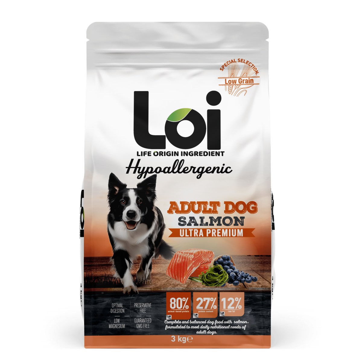 LOI ADULT KÖPEK SOMONLU 3 KG