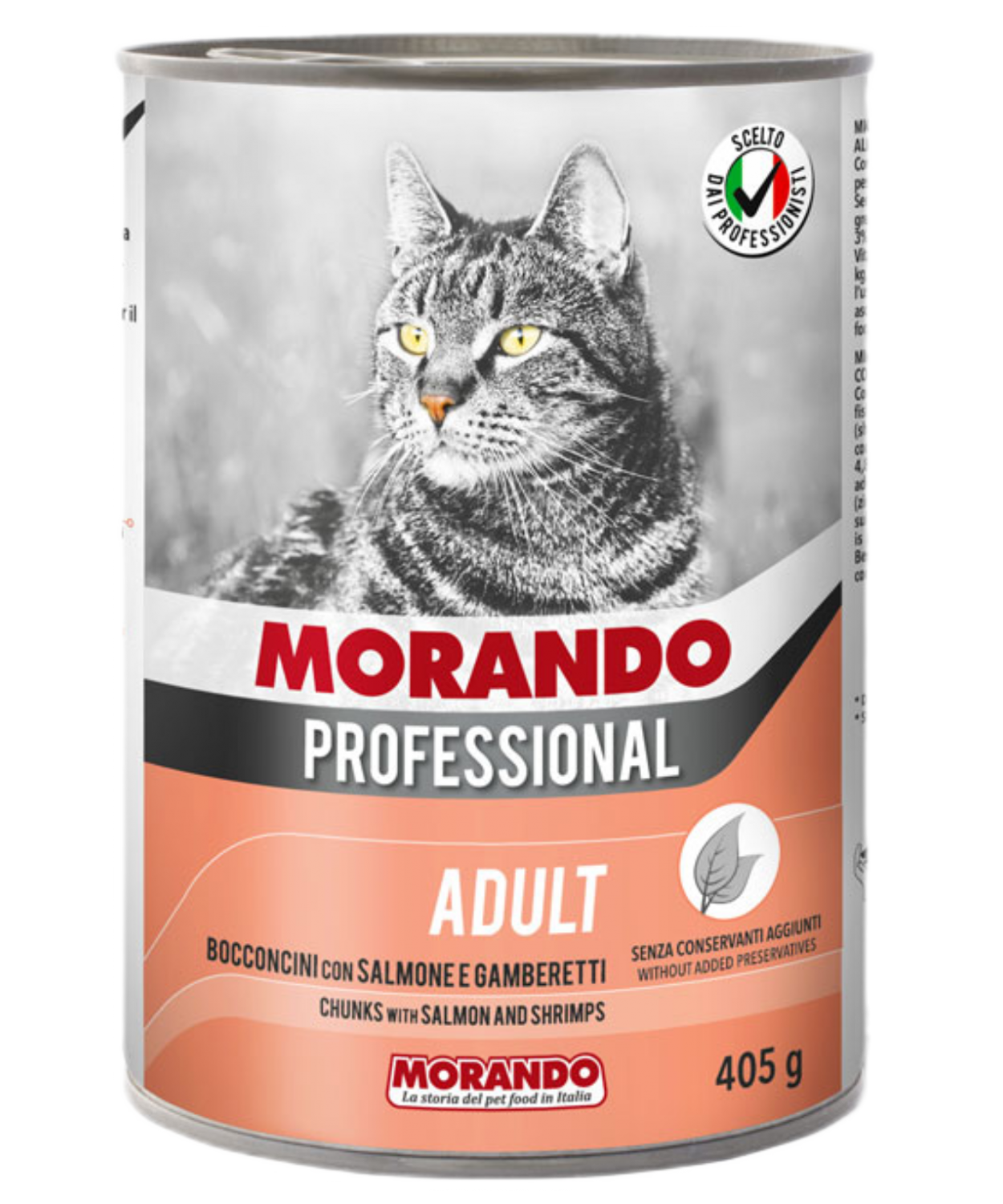 Morando Somon & Karidesli Chunks Kedi Konserve 405gr 24'lü