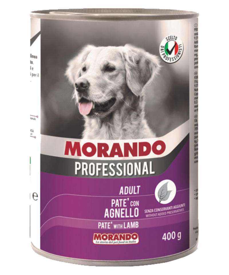 Morando Kuzulu Pate Köpek Konserve 400gr 24'lü