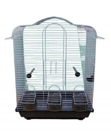 600 SERİSİ KROM&SARI PARAKET KAFESİ - PAPATYA ÇATILI