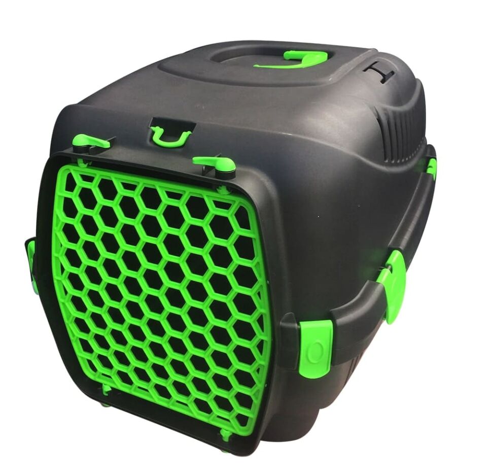 Taşıma Kabı (Plastik Kapı)  - Büyük Boy (Siyah - Siyah) 5'Lİ