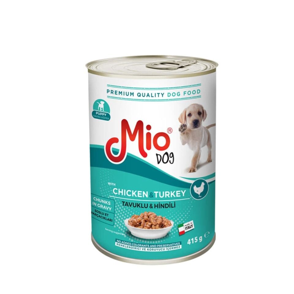 Yaş Mama - Mio 415 gr Puppy - Tavuk ve Hindili 24'LÜ