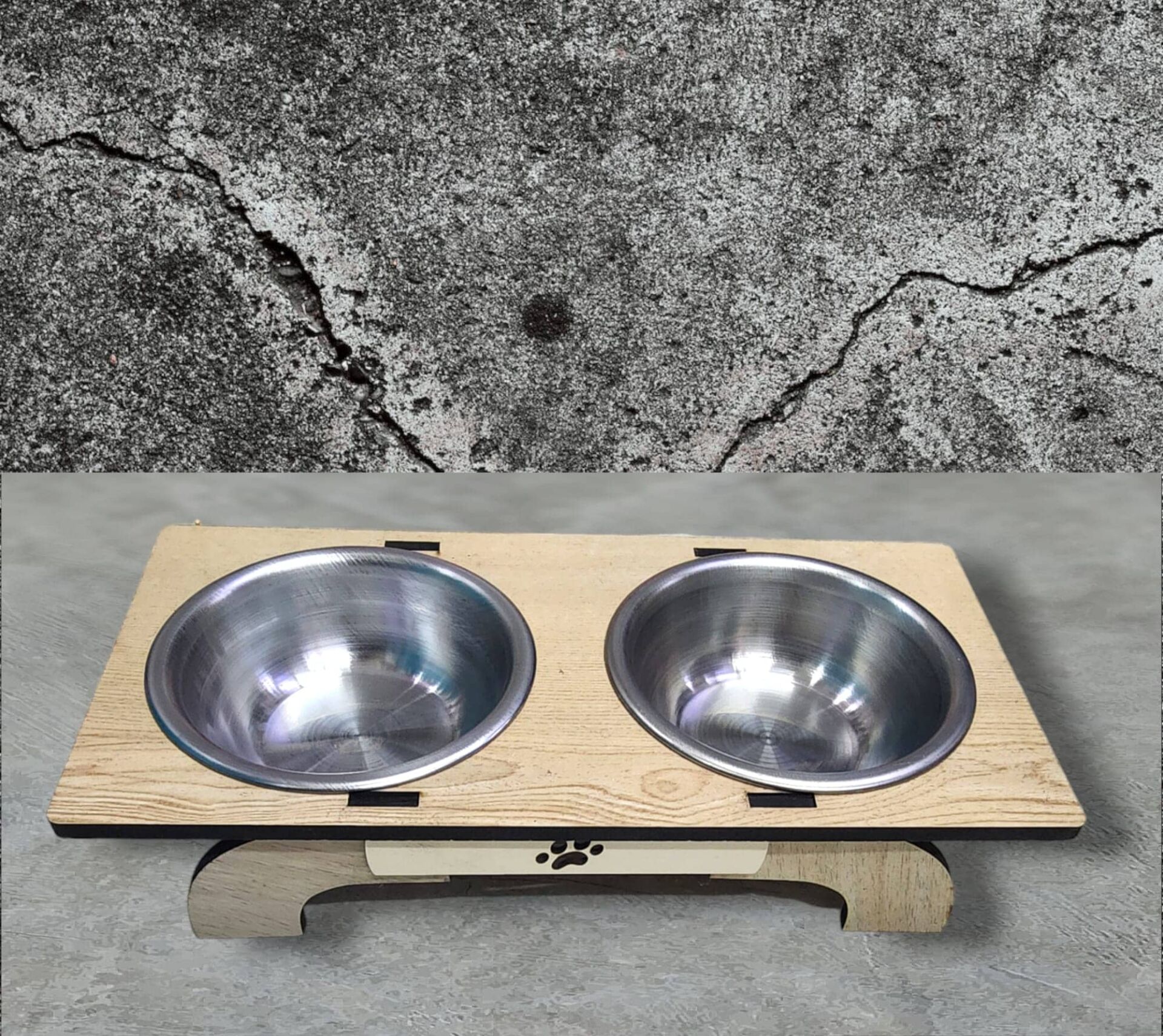 KARE ÇELİK MAMA KABI