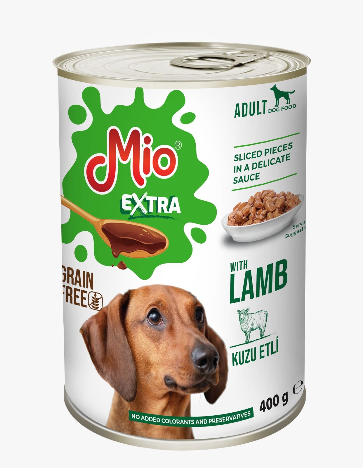 Yaş Mama - Mio Extra 400 gr Köpek - Kuzu 10'LU