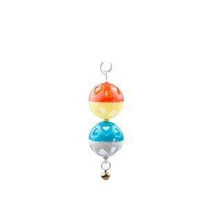 Yıldırım Pet 2 Li Zilli Kuş Topu 12 x 4 cm 10'LU