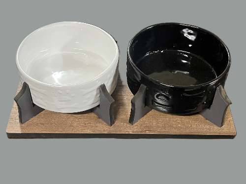 SERAMİK İKİLİ MAMA KABI