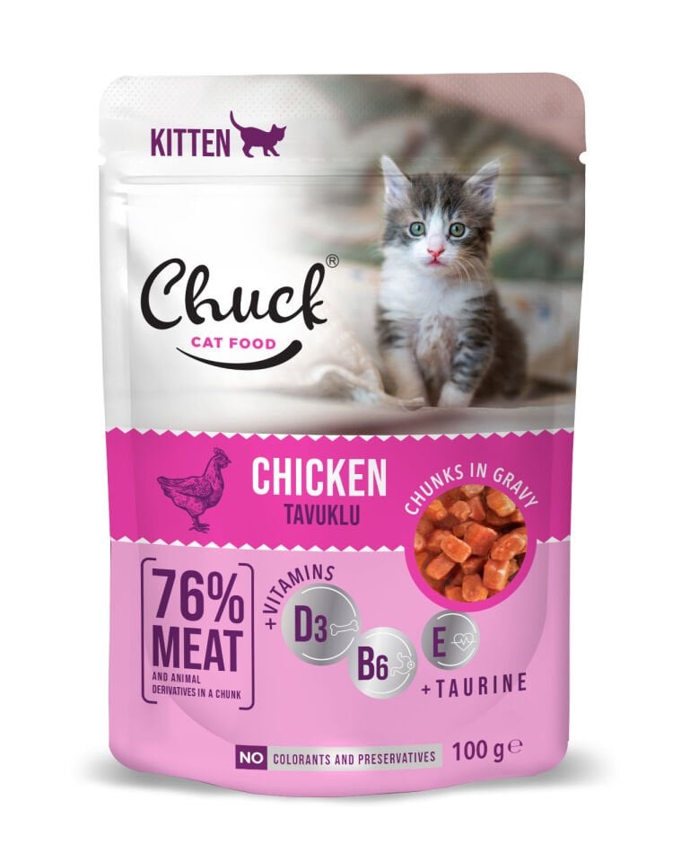 Chuck Pouches - Yavru - Tavuklu 100 g