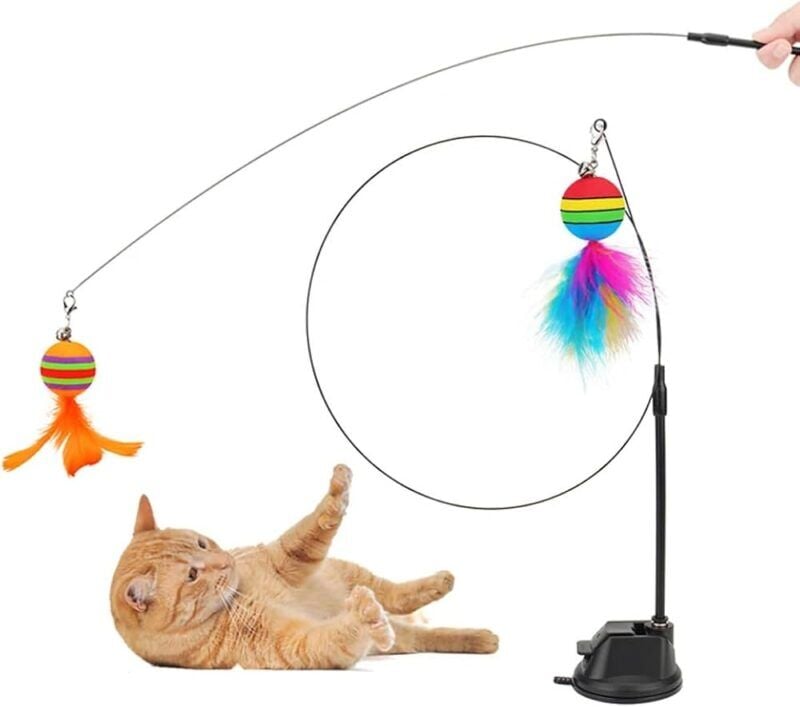 Evcil Hayvan Tüylü Toplu Vantuzlu Oyun Oltası