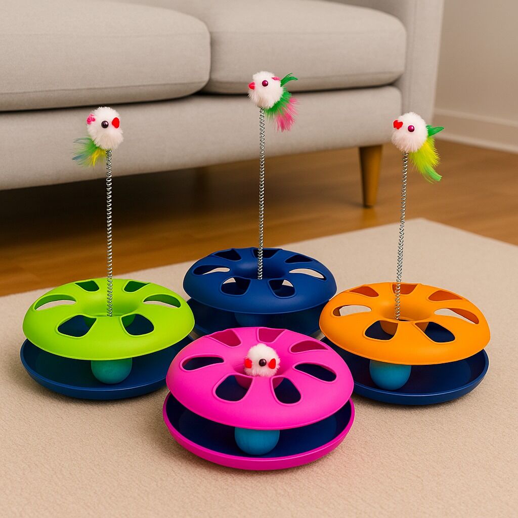 Evcil Hayvan Fareli Toplu Çember Oyuncak