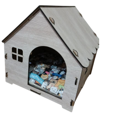 AHŞAP KEDİ EVİ