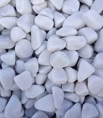 BEYAZ ÇAKIL TAŞI TAMBURLU 3NO 10kg