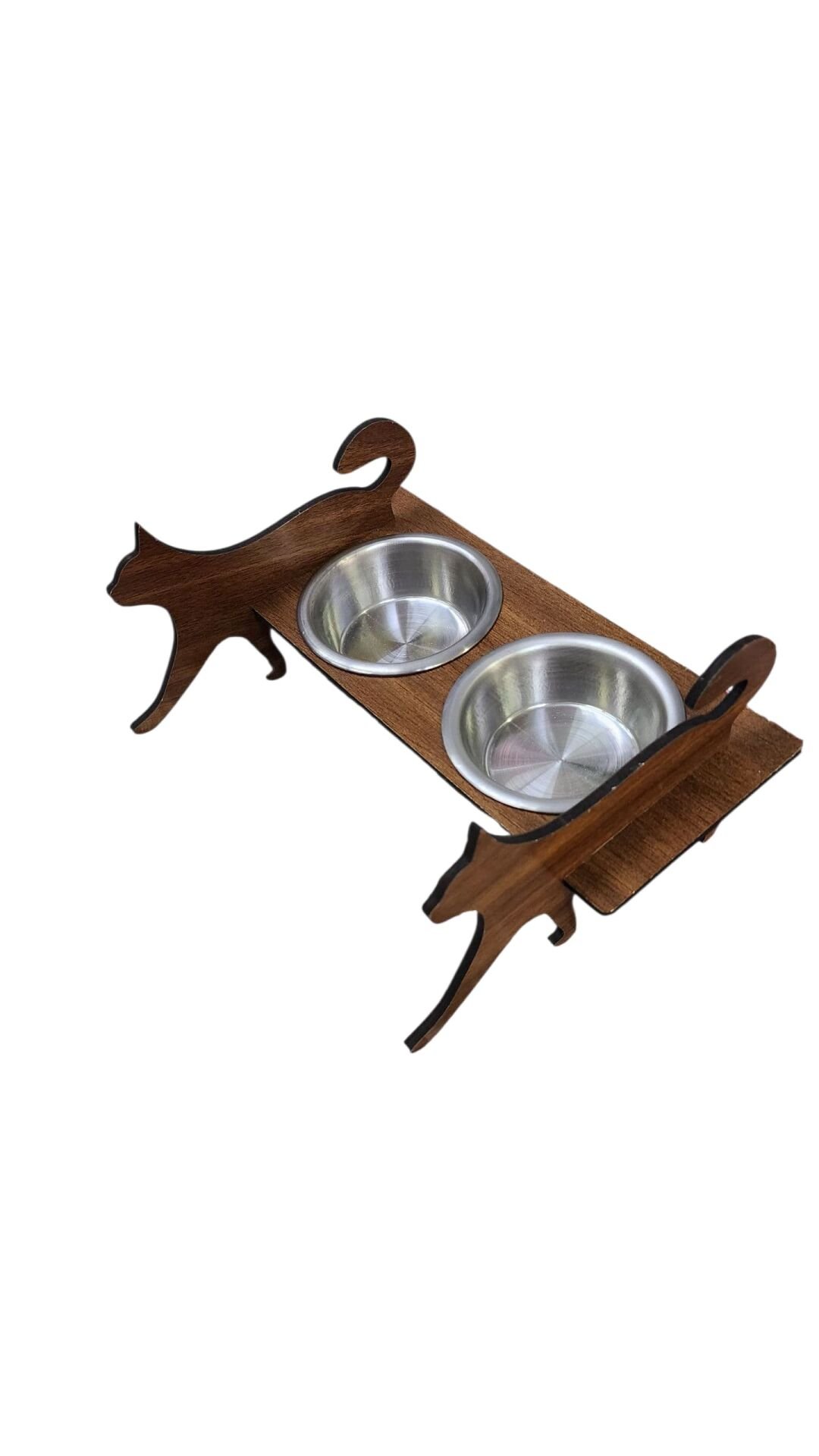 KEDİ FİGÜRLÜ 2Lİ MAMA KABI