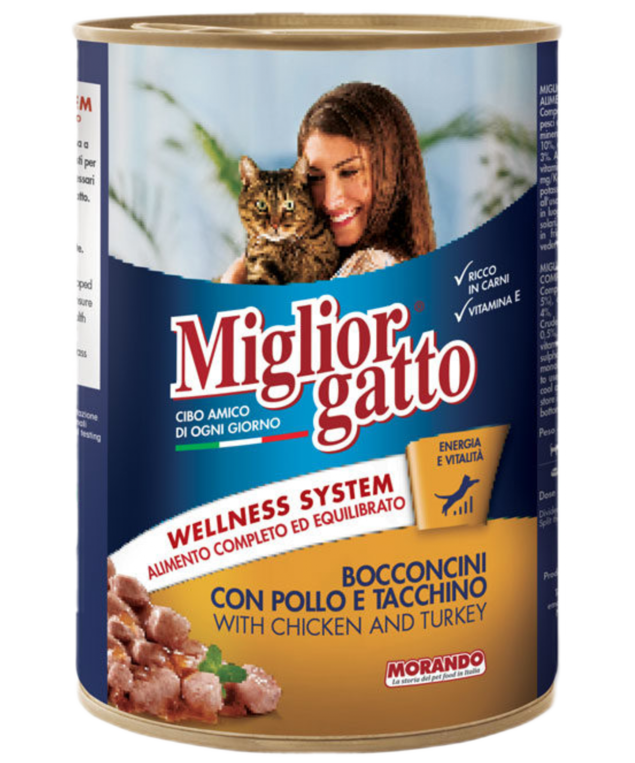 Miglior Gatto Tavuk Hindi Chunks Kedi Konserve 405gr 24'lü