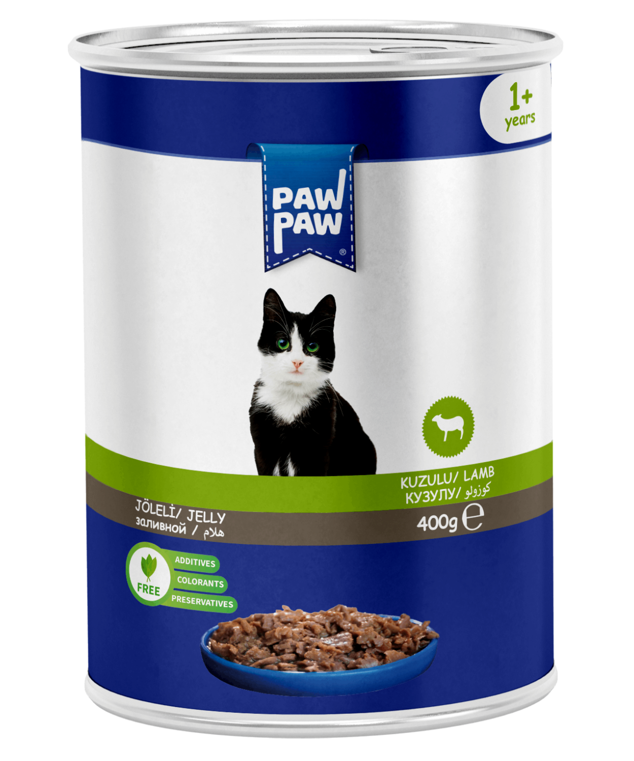 PawPaw Kuzu Etli Chunk Kedi Konserve 400 G 24'lü