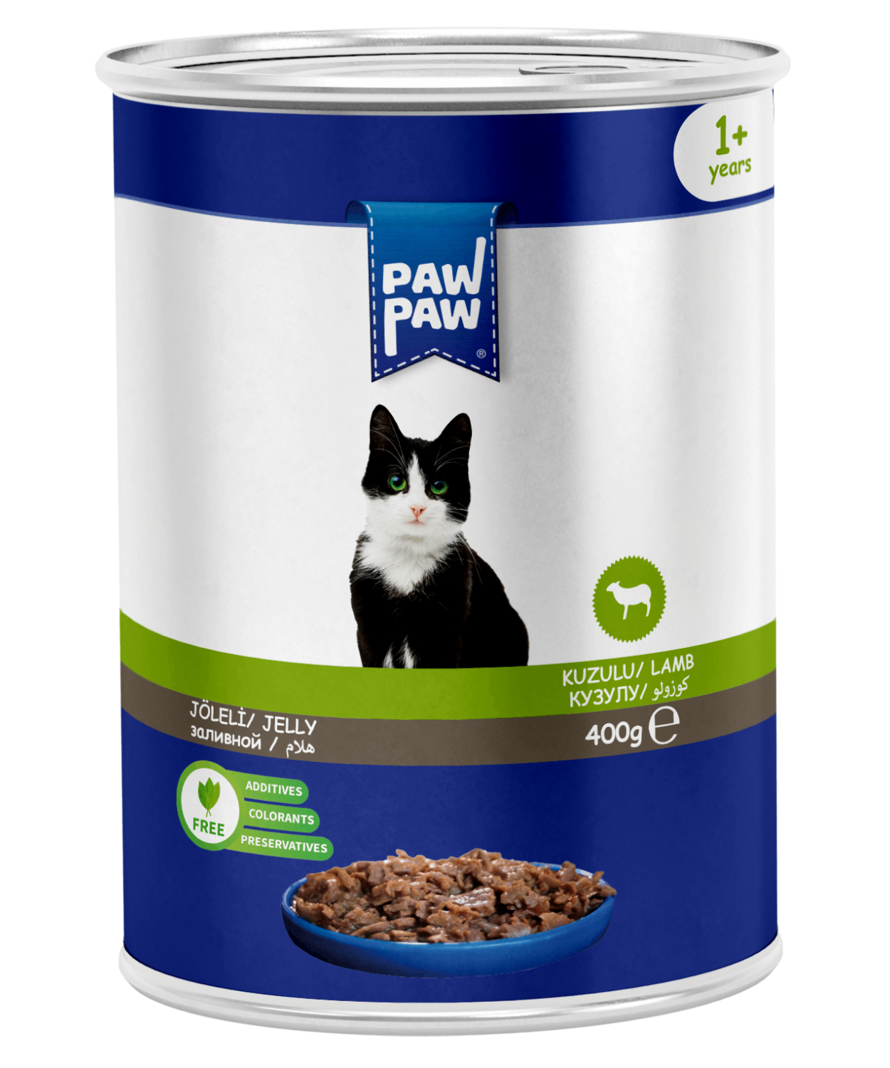 PawPaw Kuzu Etli Chunk Kedi Konserve 400 G 24'lü