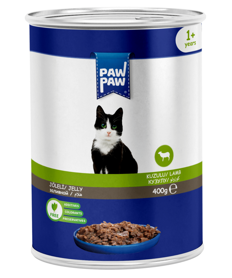 PawPaw Kuzu Etli Chunk Kedi Konserve 400 G 24'lü