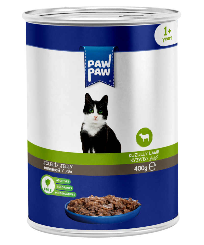 PawPaw Kuzu Etli Chunk Kedi Konserve 400 G 24'lü