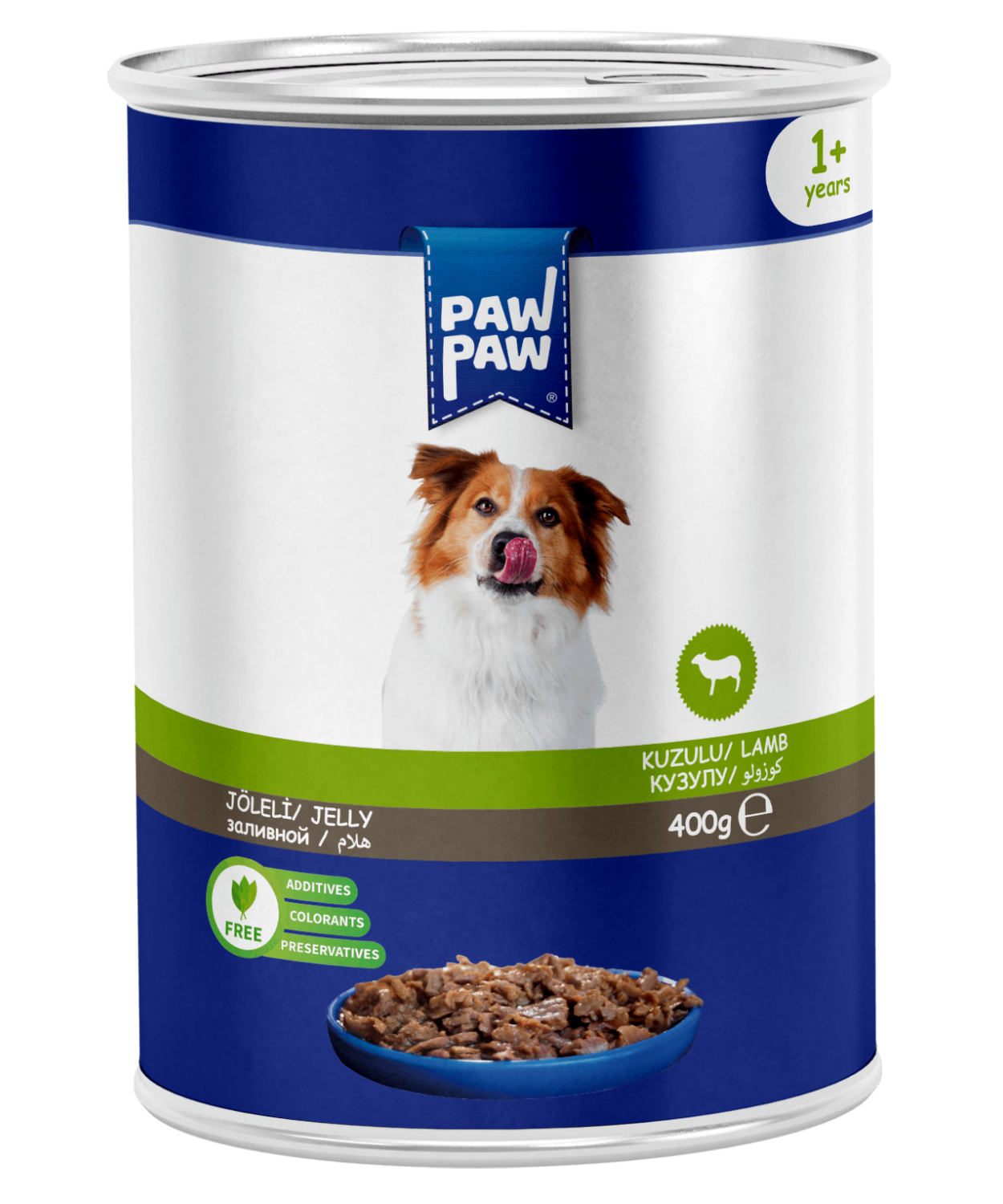 PawPaw Kuzu Etli Chunk Köpek Konserve 400 G 24'lü