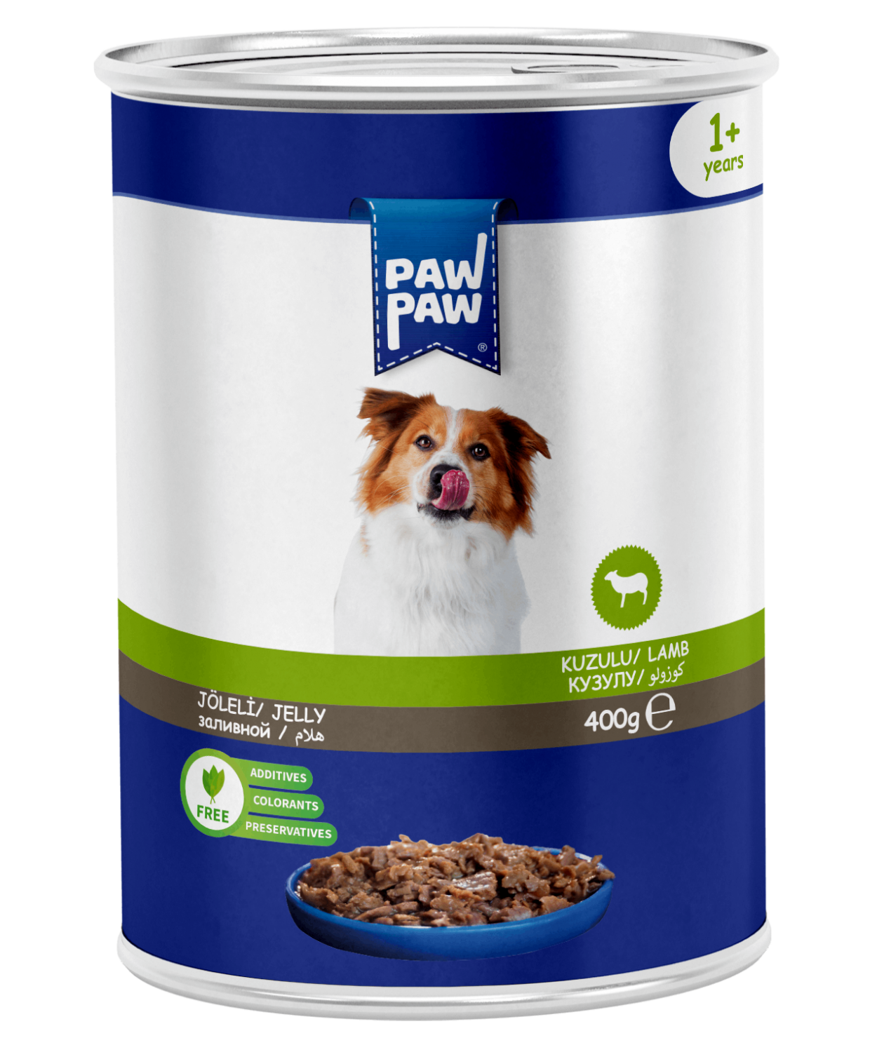 PawPaw Kuzu Etli Chunk Köpek Konserve 400 G 24'lü