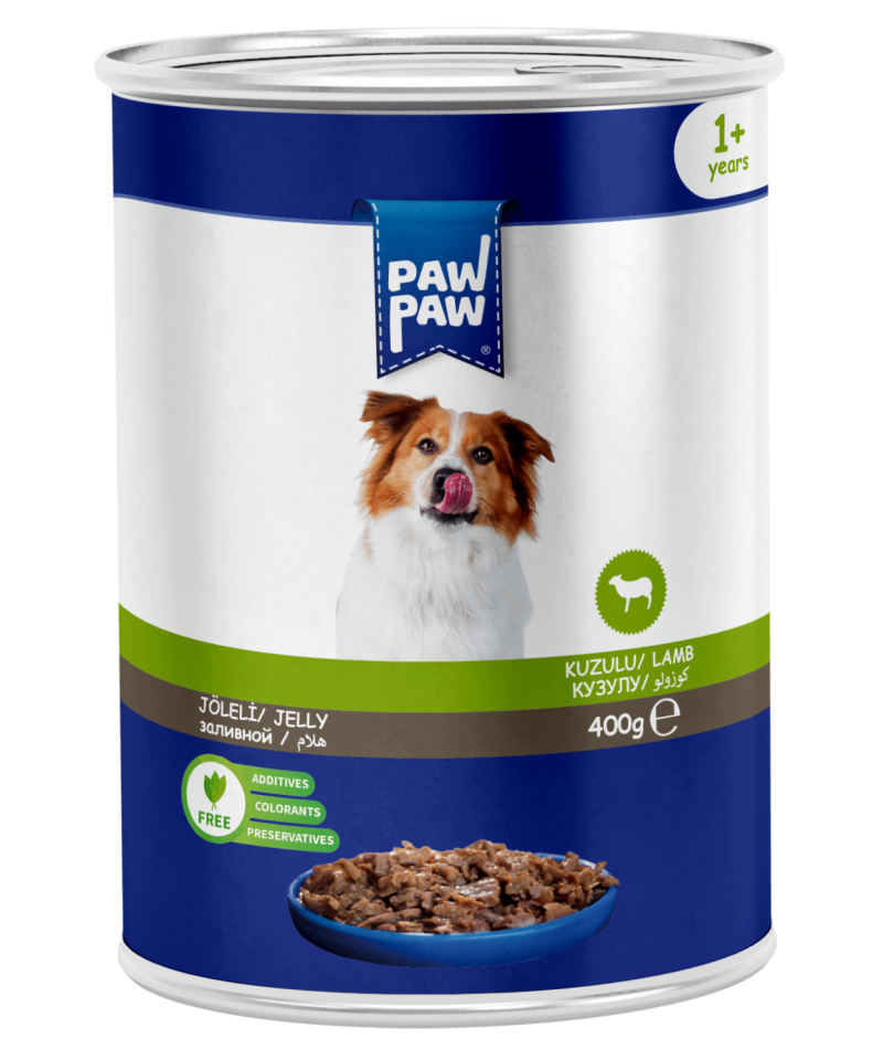 PawPaw Kuzu Etli Chunk Köpek Konserve 400 G 24'lü