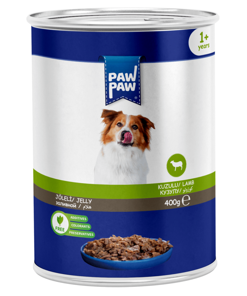 PawPaw Kuzu Etli Chunk Köpek Konserve 400 G 24'lü