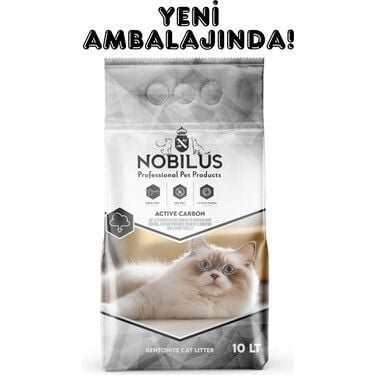 NOBİLUS PREMİUM CAT LİTTER ACTİVE CARBON 10