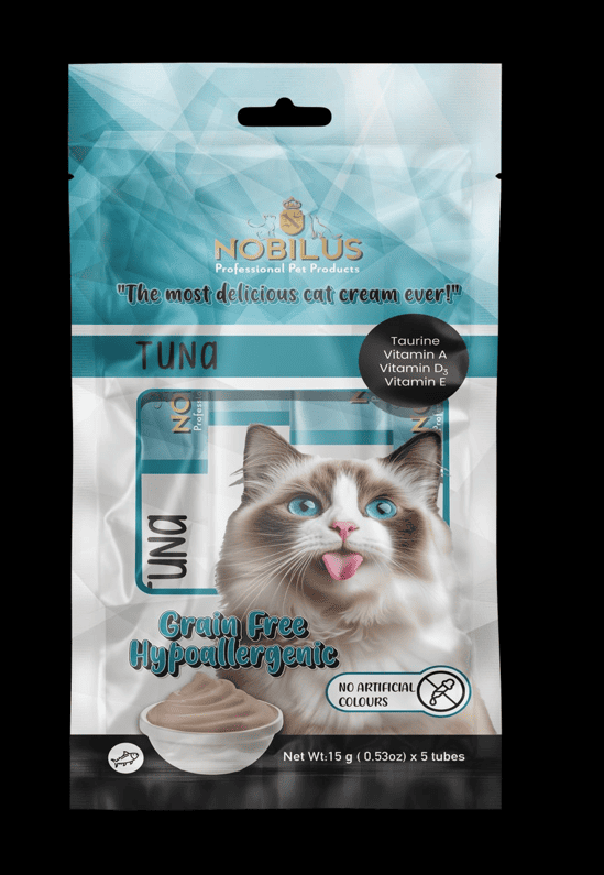 NOBİLUS TON BALIKLI KEDİ KREMA ÖDÜLÜ 5X15G