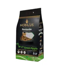 NOBİLUS PREMİUM CAT LİTTER GREEN APPLE 5LT İNCE