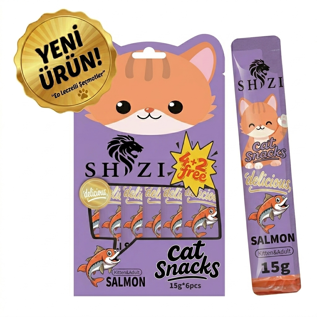 SHZI CREAMY 4+2 SALMON 15GX6PK 90G