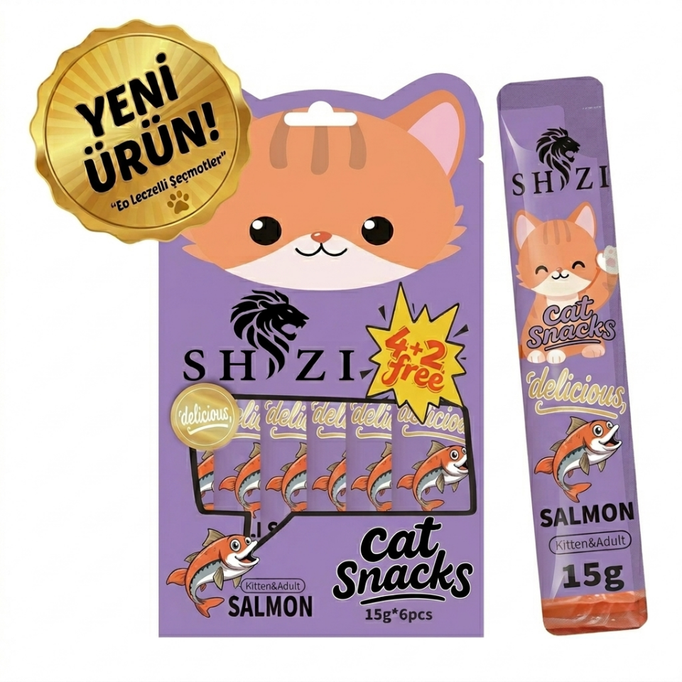SHZI CREAMY 4+2 SALMON 15GX6PK 90G