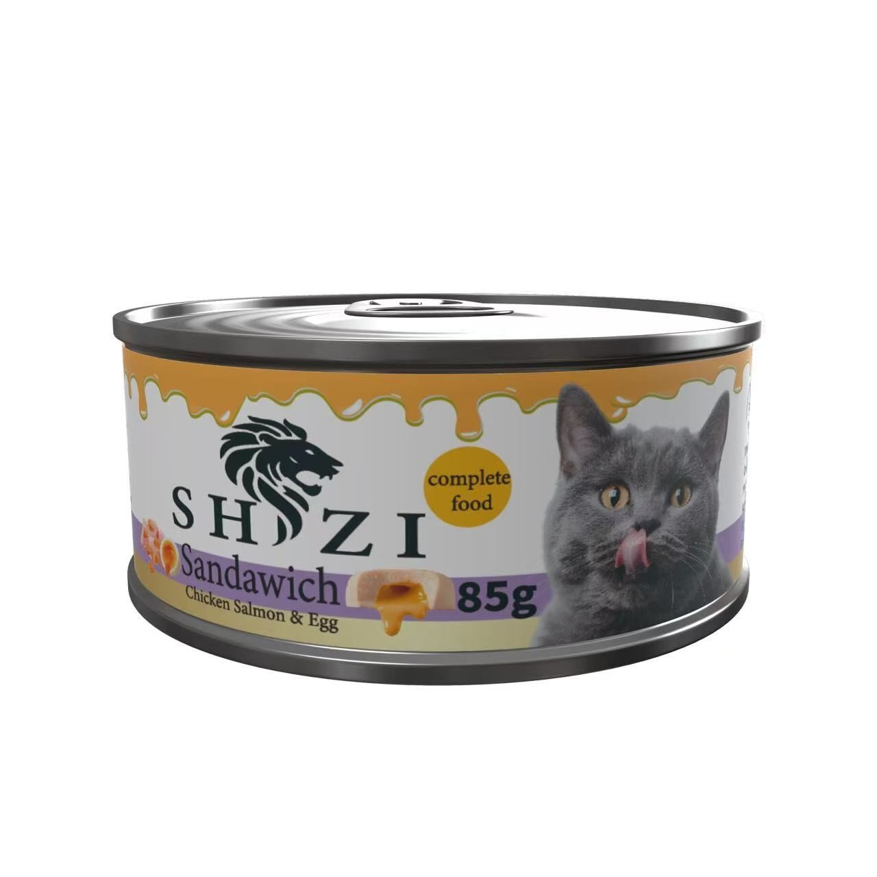 SHZI PATE TAVUK&SALMON 85G AD.