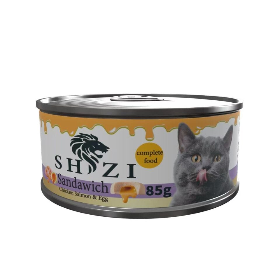 SHZI PATE TAVUK&SALMON 85G AD.
