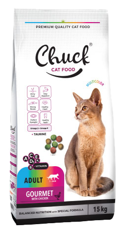 Chuck 15 kg Kedi - Gourmet