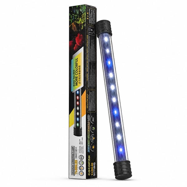 Coco Su Altı Lamba 40 Cm Beyaz Yüksek Güçlü Beyaz/ Mavi Led Ampuller
