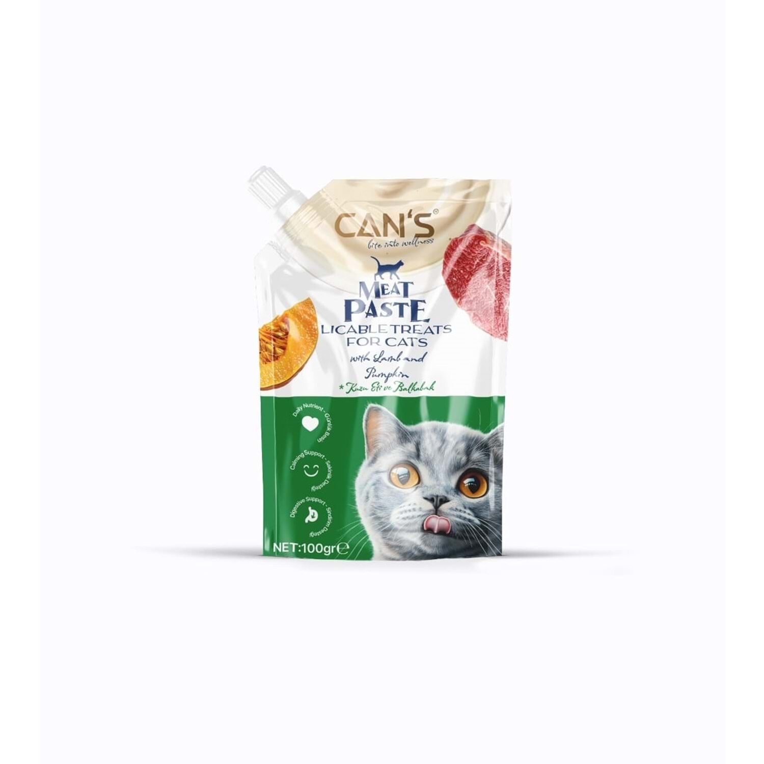 Cans Lamb Pumpkin Et Ezmesi 100 gr (12'li)